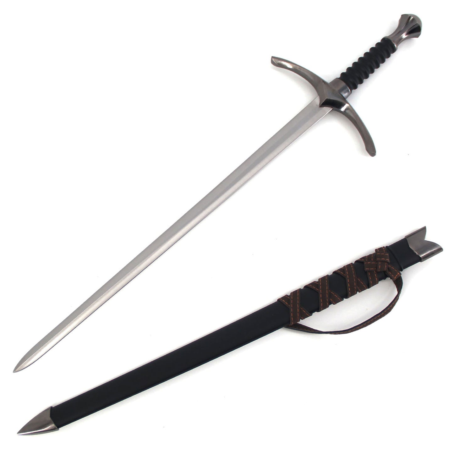 24 Inch Steel Short Sword with Scabbard - Tophatter's Guns'N'Weapons Store Collectible Weapons - Tophatter Daily Deals