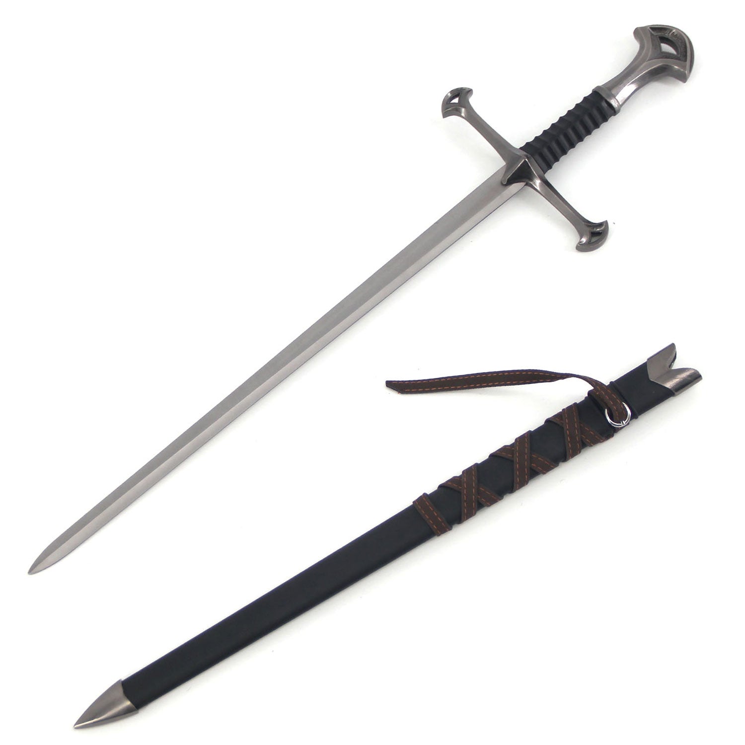 24.5 Inch Kings Short Sword with Scabbard Collectible Weapons - Tophatter Daily Deals
