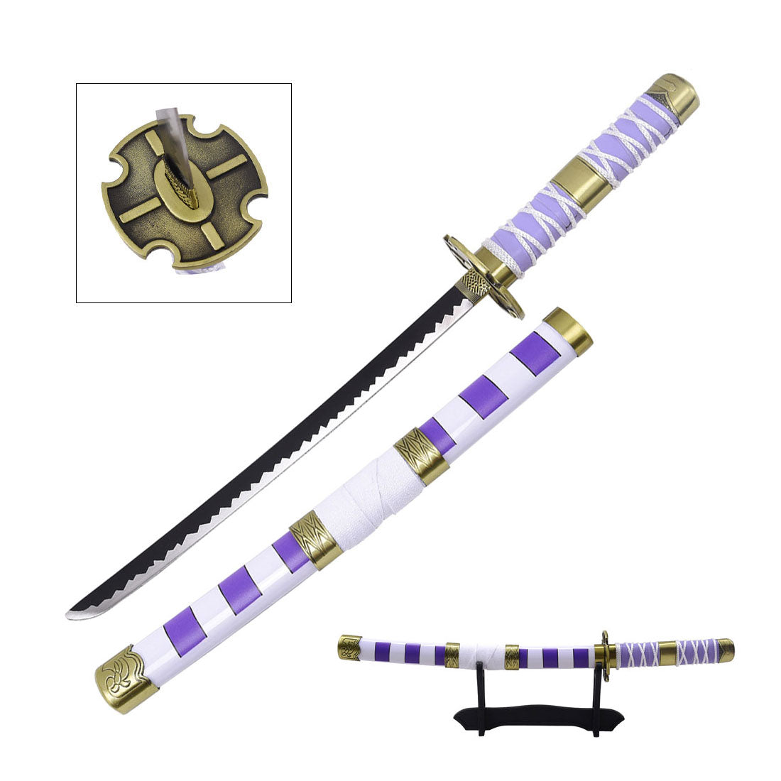 Luffy Nidai Kitestsu Mini Katana - Tophatter's Guns'N'Weapons Store - FREE SHIPPING Collectible Weapons - Tophatter Daily Deals