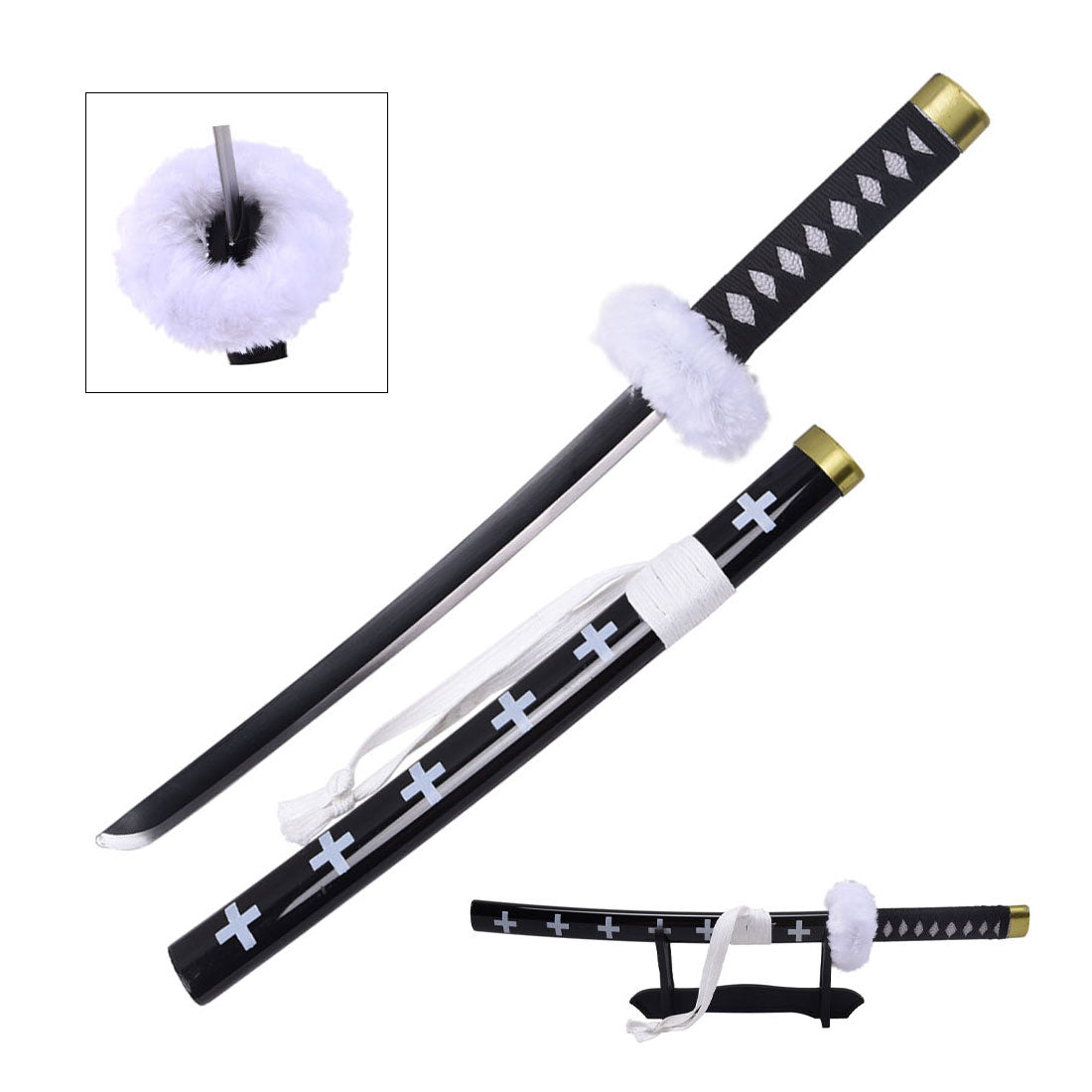 Trafalgar Law Mini Katana - Tophatter's Guns'N'Weapons Store Collectible Weapons - Tophatter Daily Deals