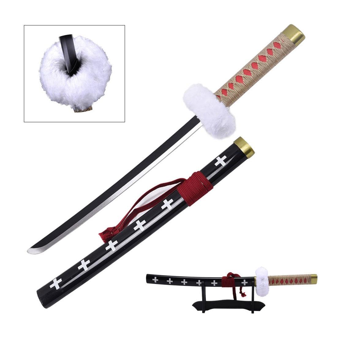 Surgeon of Death Doctor Trafalgar Law Nodachi Mini Katana - Tophatter's Guns'N'Weapons Store Collectible Weapons - Tophatter Daily Deals
