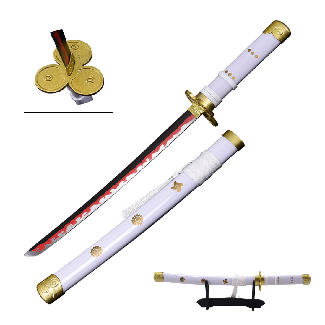 Enma Zoro Roronoa Yamo Mini Katana - Tophatter's Guns'N'Weapons Store - FREE SHIPPING Collectible Weapons - Tophatter Daily Deals