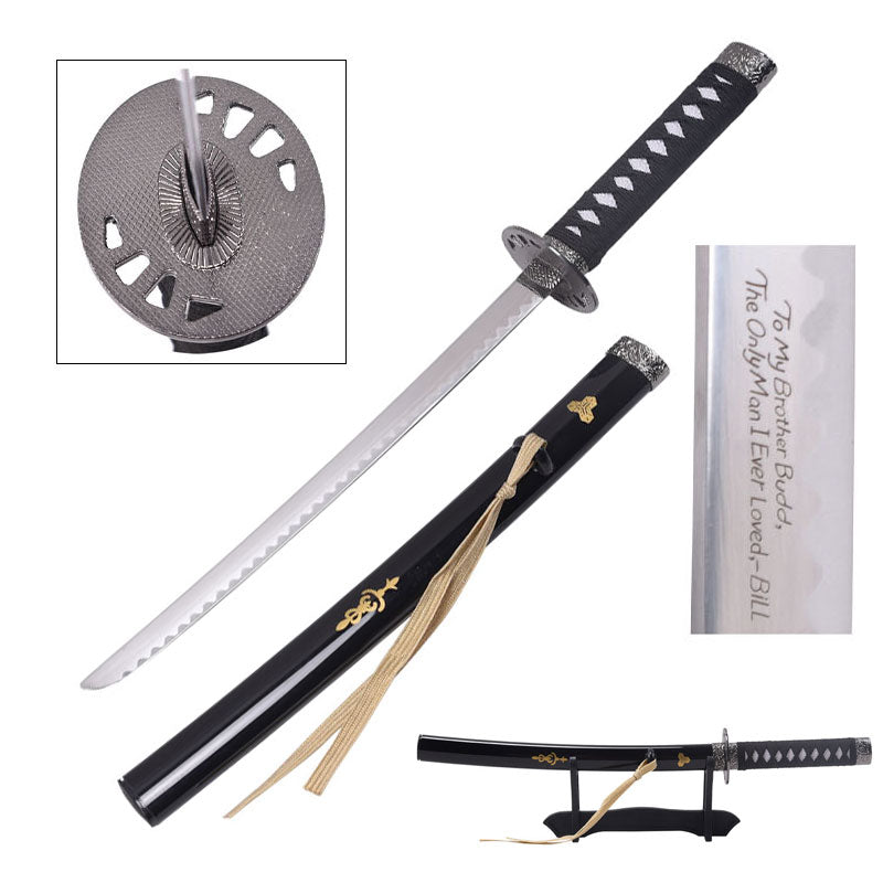Kill Bill Budd's Samurai Mini Katana - Tophatter's Army Products & Self Defense Collectible Weapons - Tophatter Daily Deals