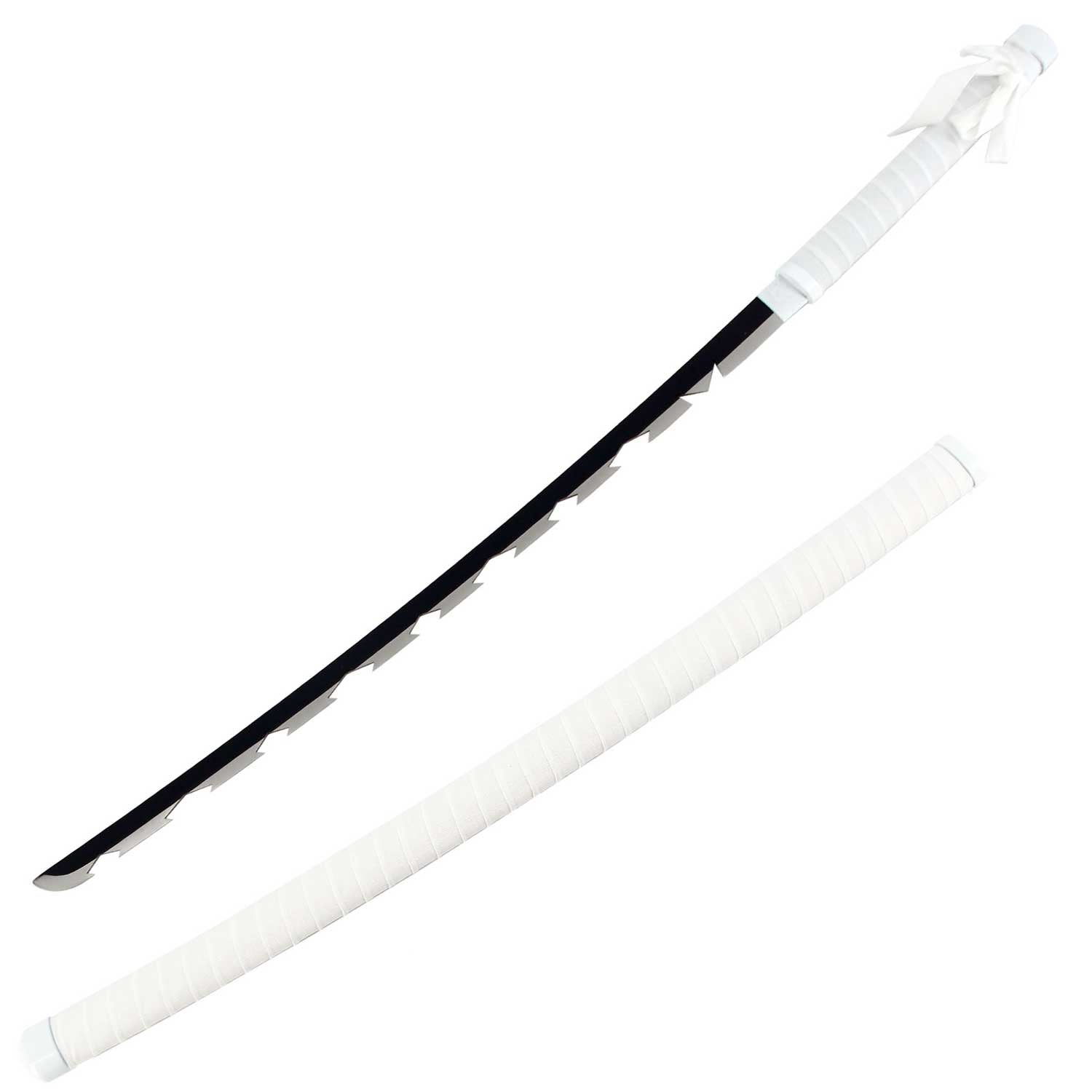 40" Steel Hashibira Inosuk Katana Sword Demon Killer Anime Collectible Weapons - Tophatter Daily Deals