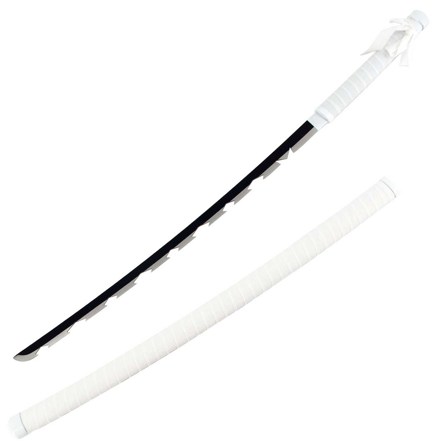 40" Steel Hashibira Inosuk Katana Sword Demon Killer Anime Collectible Weapons - Tophatter Daily Deals