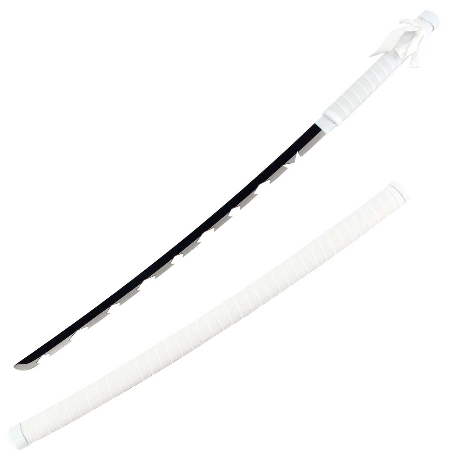 40" Steel Hashibira Inosuk Katana Sword Demon Killer Anime - Tophatter's Inc. Weapons Store Online Collectible Weapons - Tophatter Daily Deals