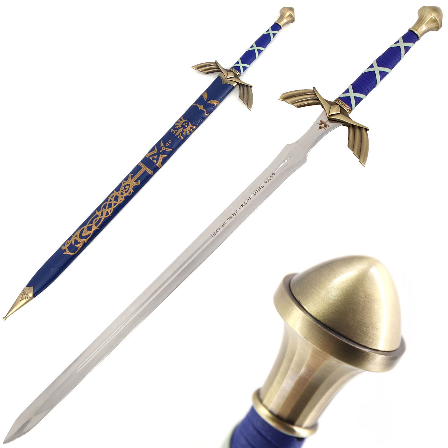 Fantasy Zelda Link's Master Sword with Sheath High End Variant - TOPHATTER'S ARMORY DEALS Collectible Weapons - Tophatter Daily Deals