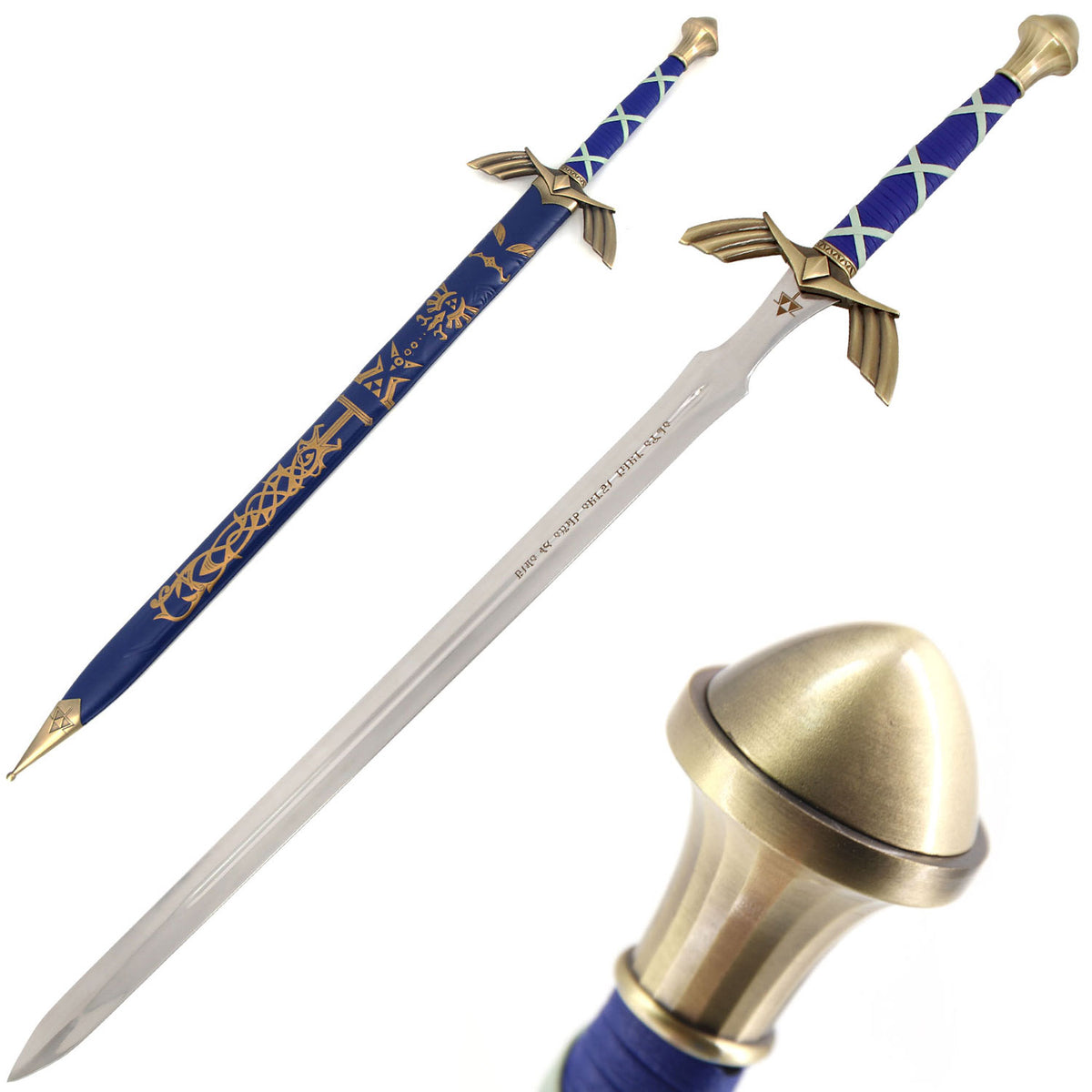 Fantasy Zelda Link's Master Sword with Sheath High End Variant - TOPHATTER'S ARMORY DEALS Collectible Weapons - Tophatter Daily Deals