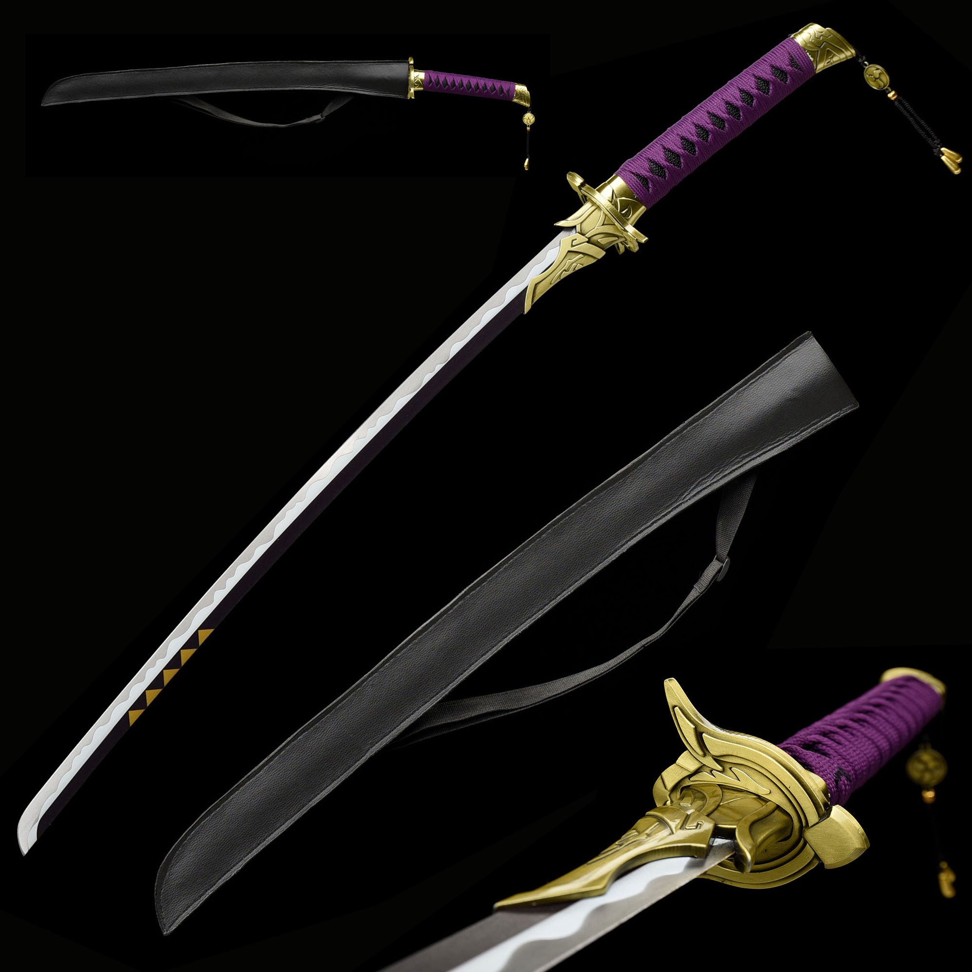 Genshin Impact - Amenoma Kageuchi Carbon Steel Katana Sword Collectible Weapons - Tophatter Daily Deals