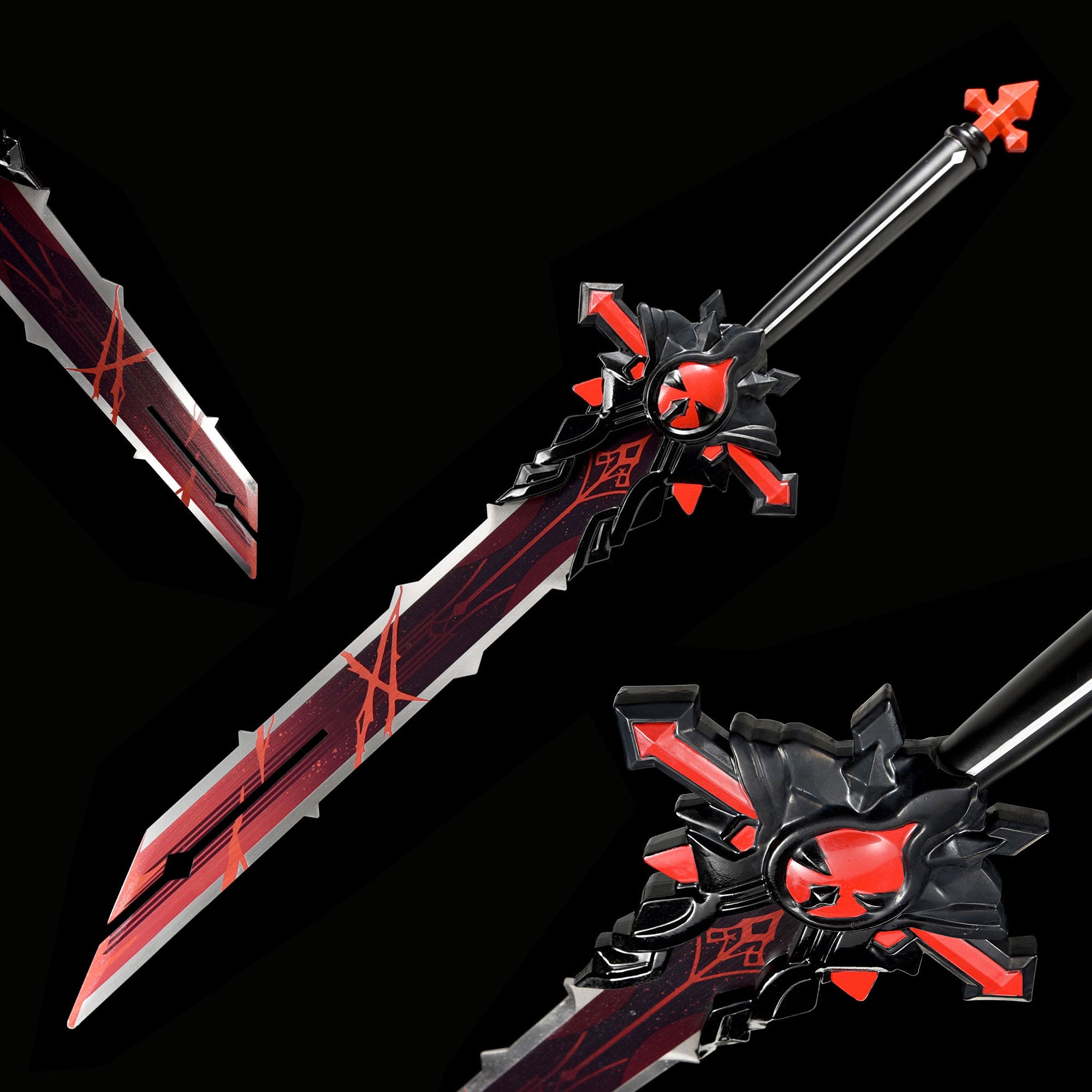 Genshin Impact - Wolf's Gravestone Claymore Carbon Steel Sword - Tophatter's Guns'N'Weapons Store Collectible Weapons - Tophatter Daily Deals