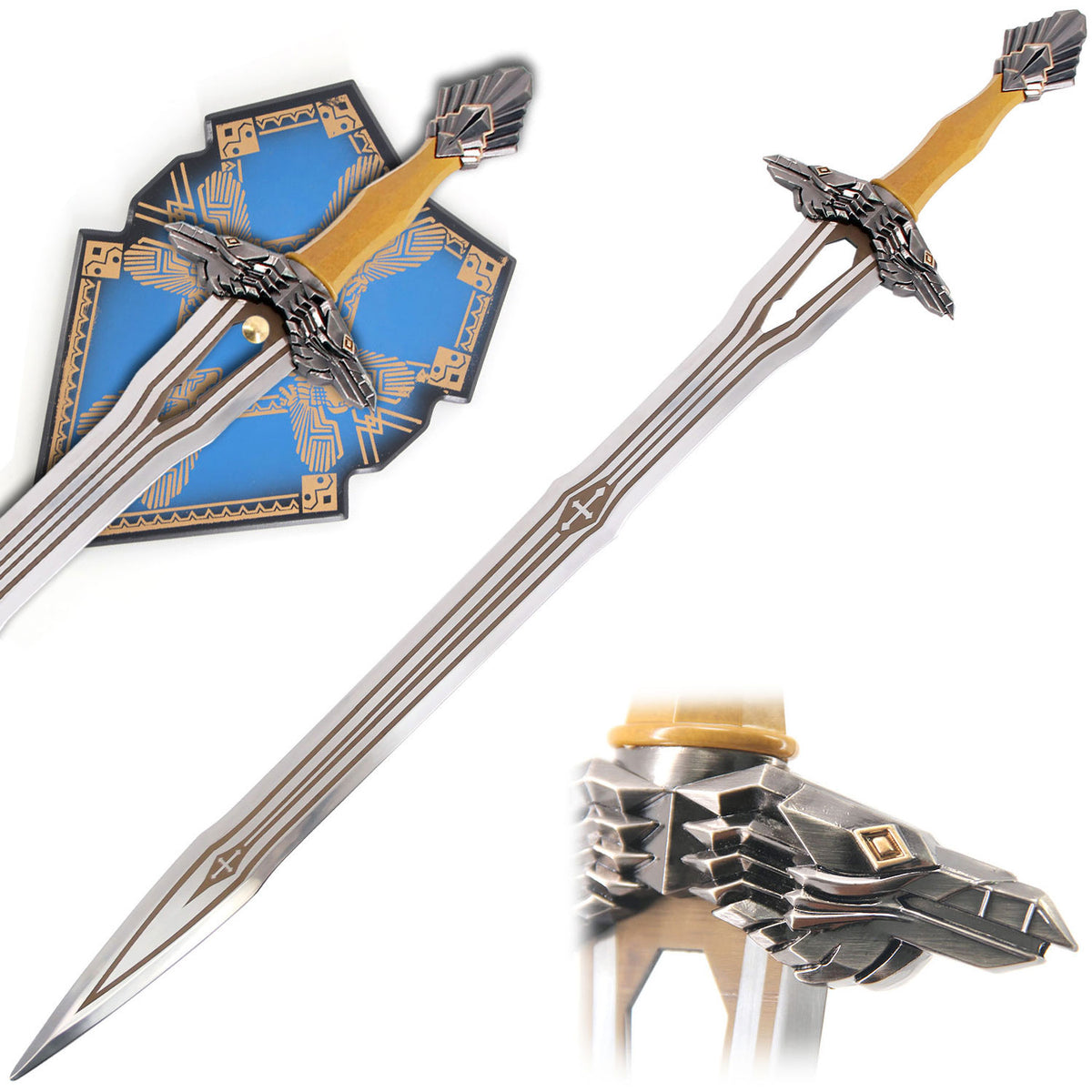 Regal Dwarven Sword Thorin Oakenshield Fantasy Movie Prop - Tophatter's Inc. Weapons Store Online Collectible Weapons - Tophatter Daily Deals