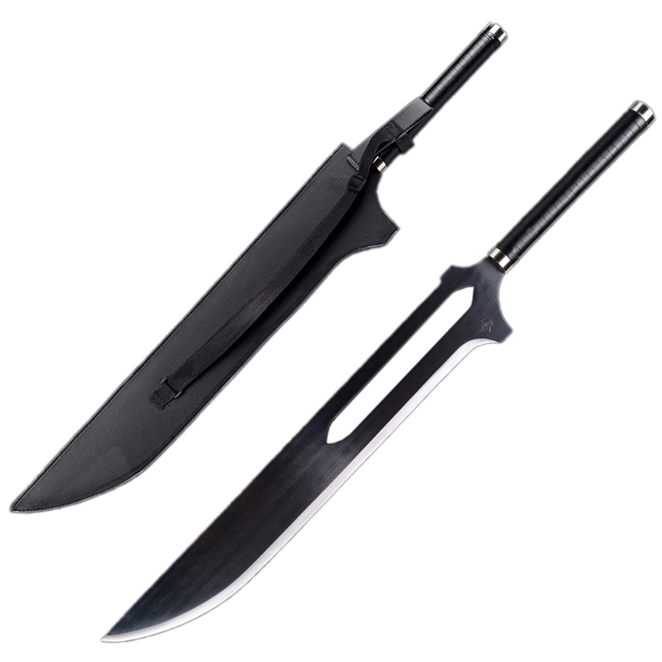 Ichigo's Cleaver Blade Zangetsu Zanpakuto Fantasy Shinigami Sword Collectible Weapons - Tophatter Daily Deals