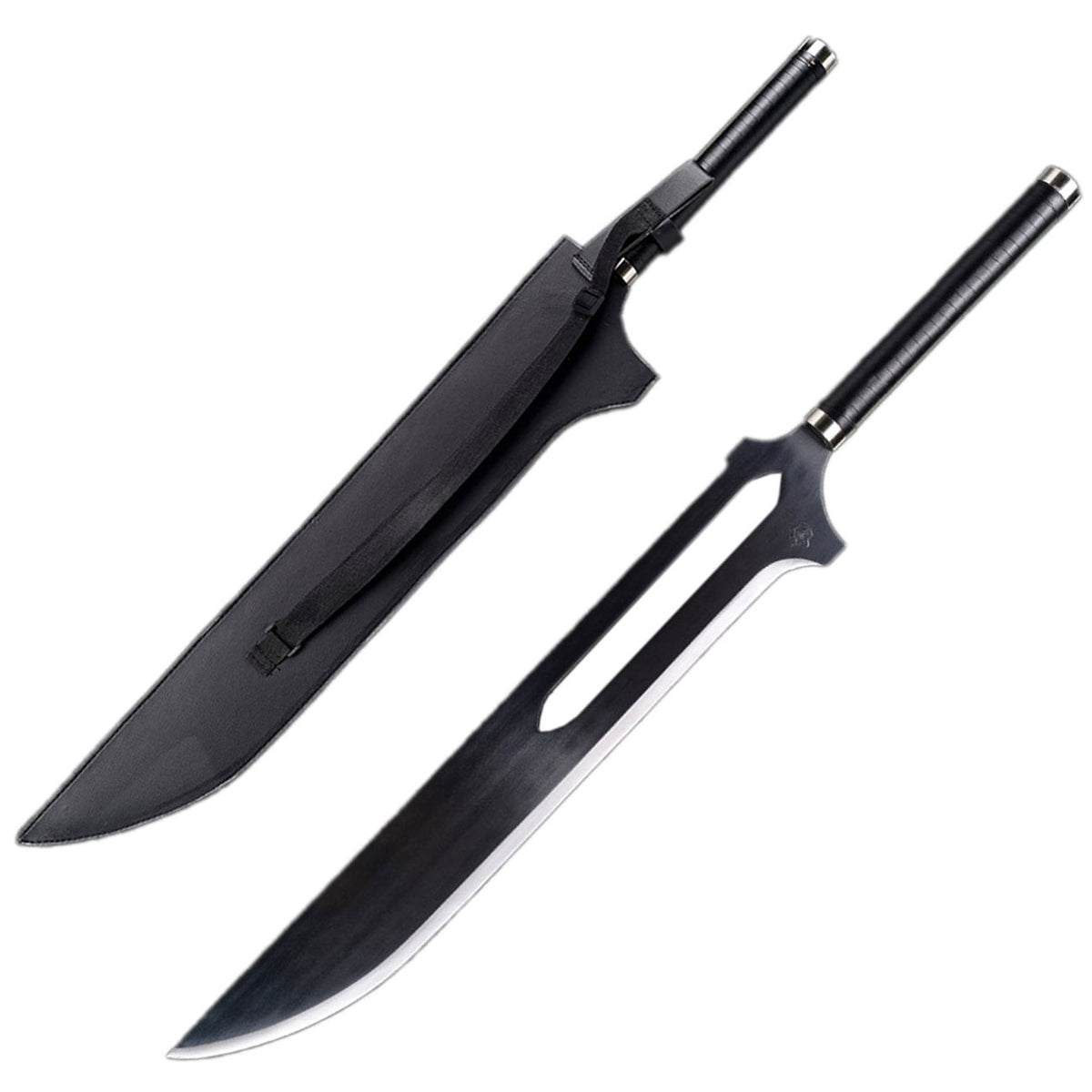 Ichigo's Cleaver Blade Zangetsu Zanpakuto Fantasy Shinigami Sword - Tophatter's Guns'N'Weapons Store - FREE SHIPPING Collectible Weapons - Tophatter Daily Deals