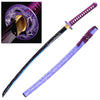 Battle Ready Purple Dragon Storm Katana | 1065 Carbon Steel Collectible Weapons - Tophatter Daily Deals
