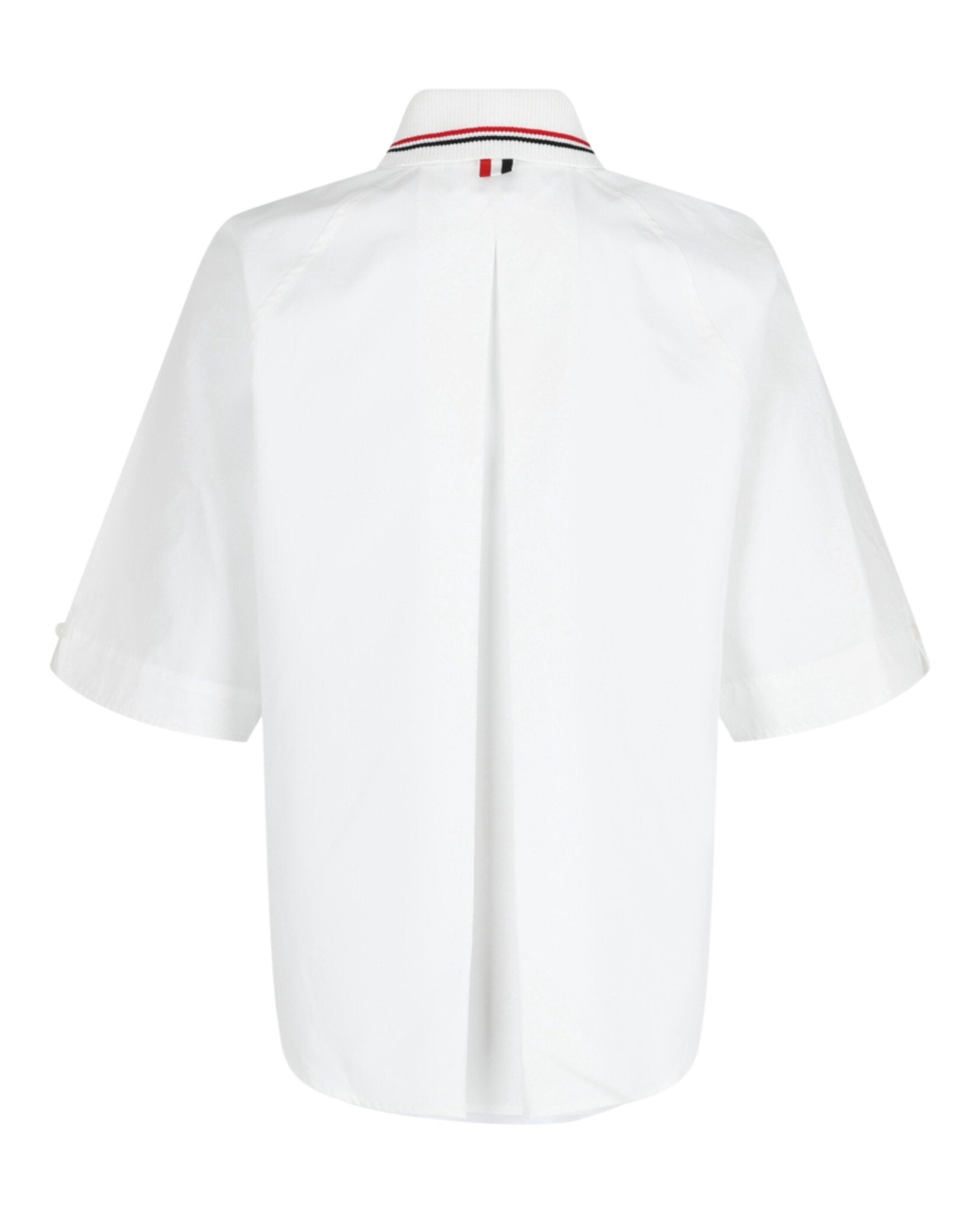 Thom Browne Poplin Box Pleated Shirt Long Sleeves - Tophatter Daily Deals
