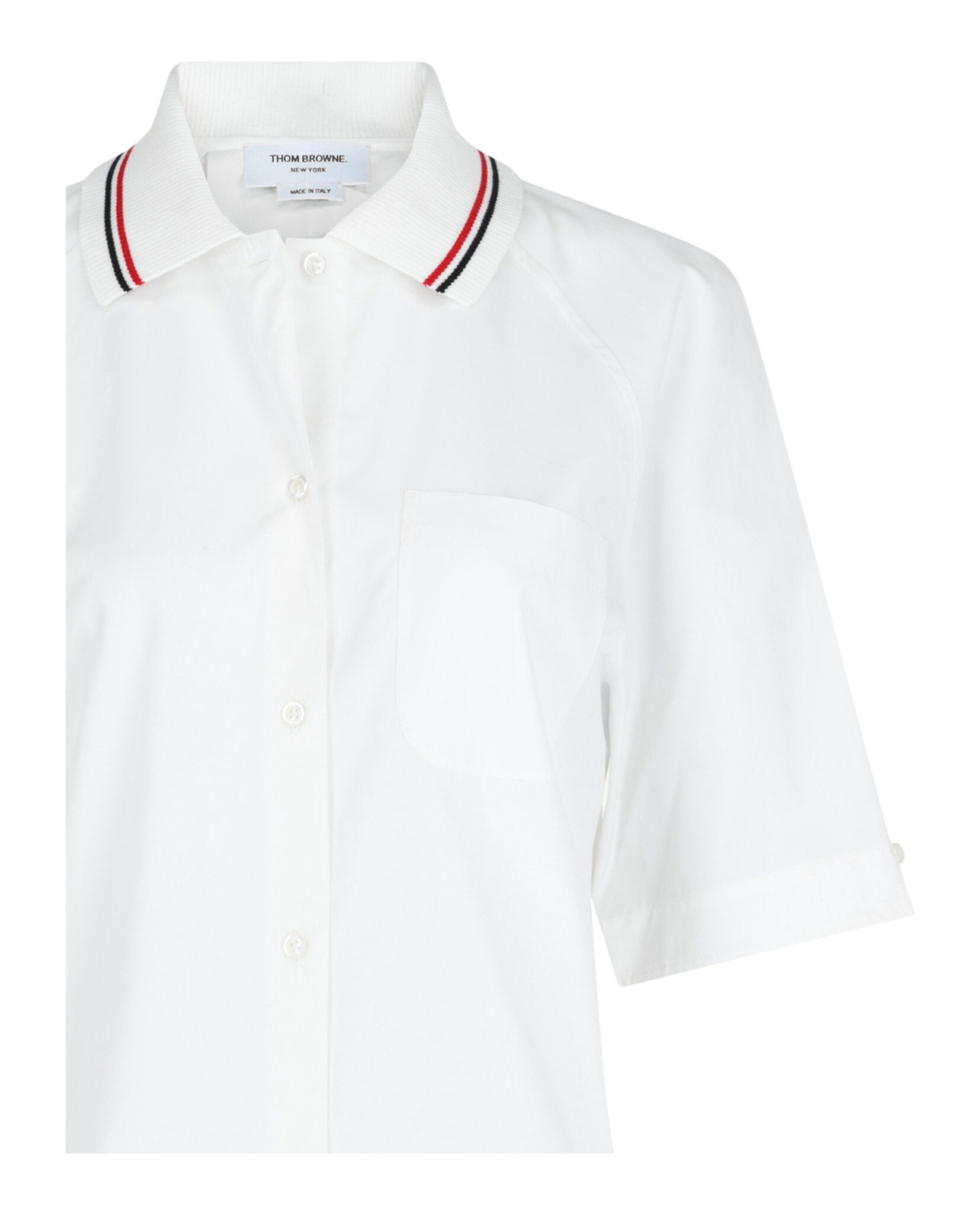 Thom Browne Poplin Box Pleated Shirt Long Sleeves - Tophatter Daily Deals