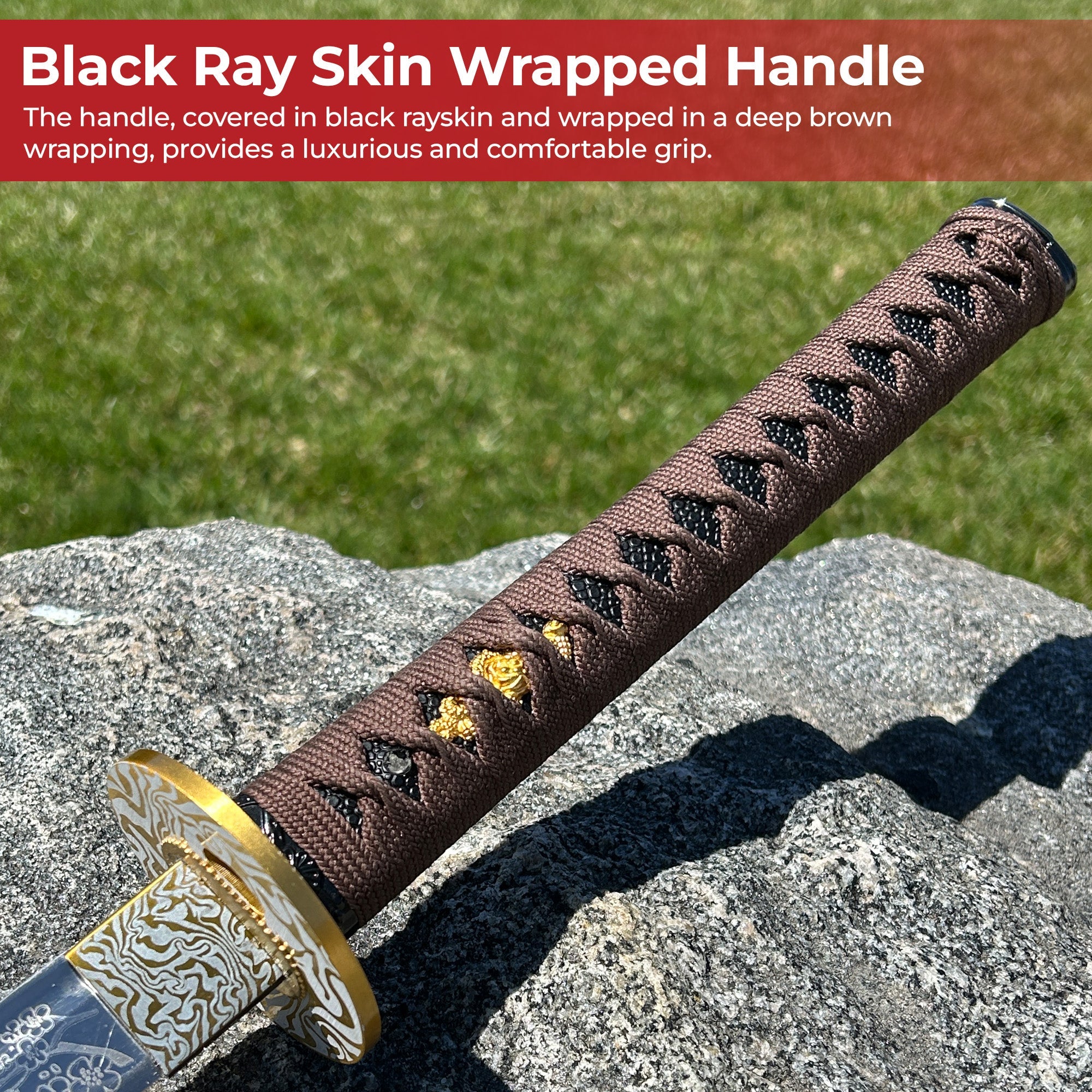 Floral Symphony Handmade Katana Swords - Tophatter Daily Deals