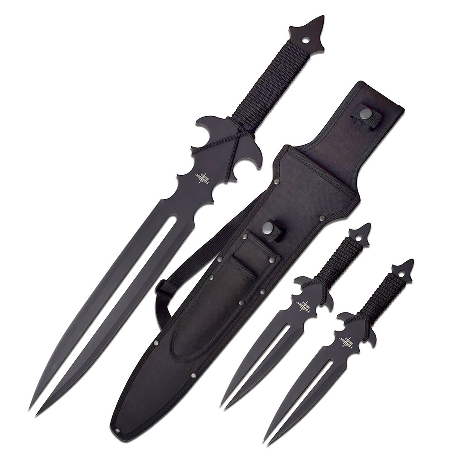 FANTASY MASTER FANTASY SHORT SWORD 3PCS 22.5" OVERALL - Tophatter Daily Deals
