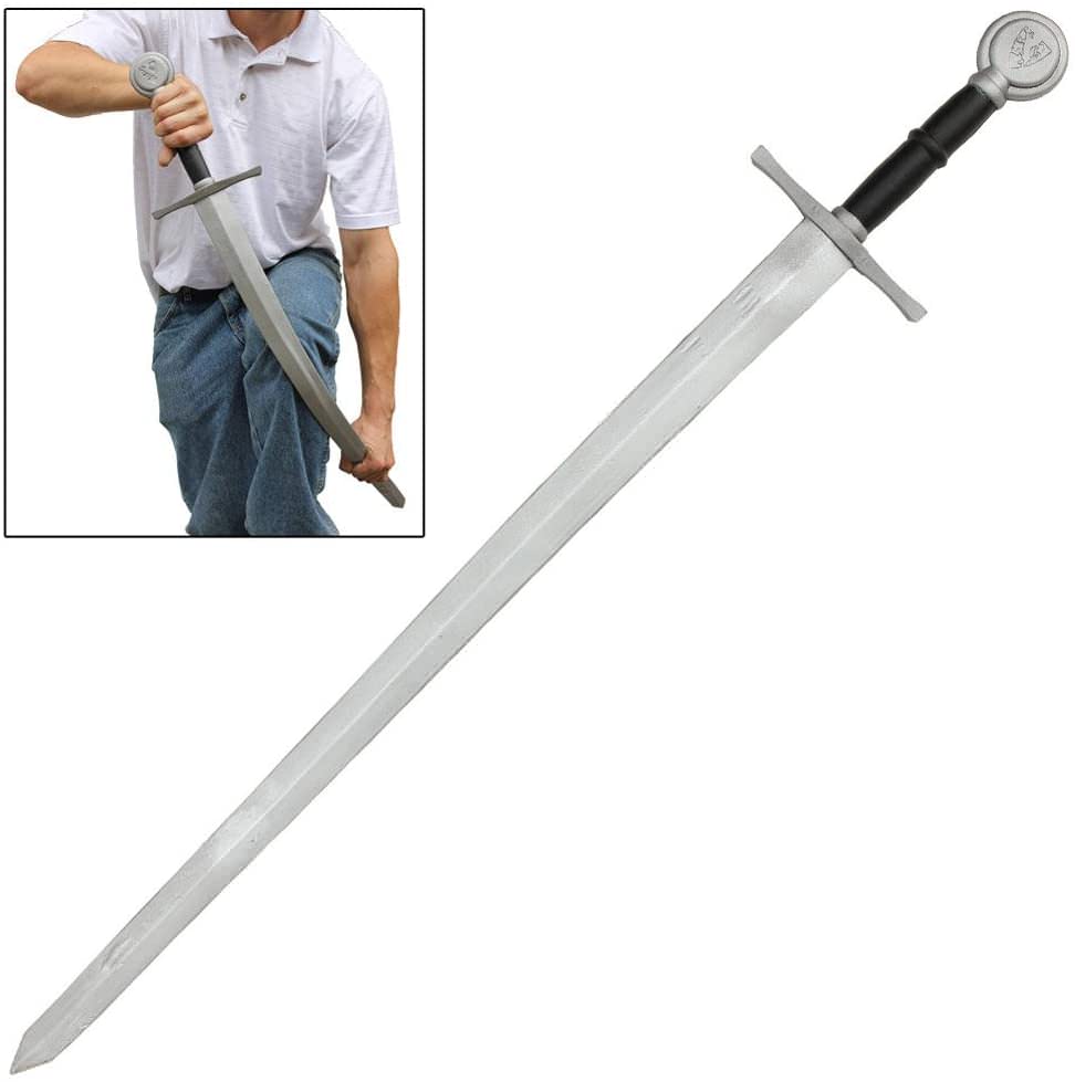 Training Medieval Rampant Lion Practice Children Playing Martial Longsword - Tophatter's Guns'N'Weapons Store Collectible Weapons - Tophatter Daily Deals