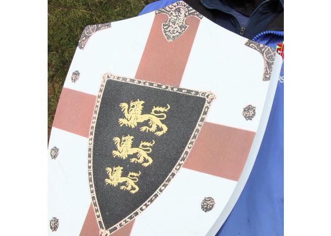 Richard the Lionheart Lion Passant Guardant Medieval Foam Shield historical period - Tophatter Daily Deals