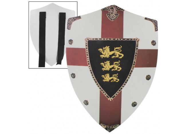 Richard the Lionheart Lion Passant Guardant Medieval Foam Shield historical period - Tophatter Daily Deals