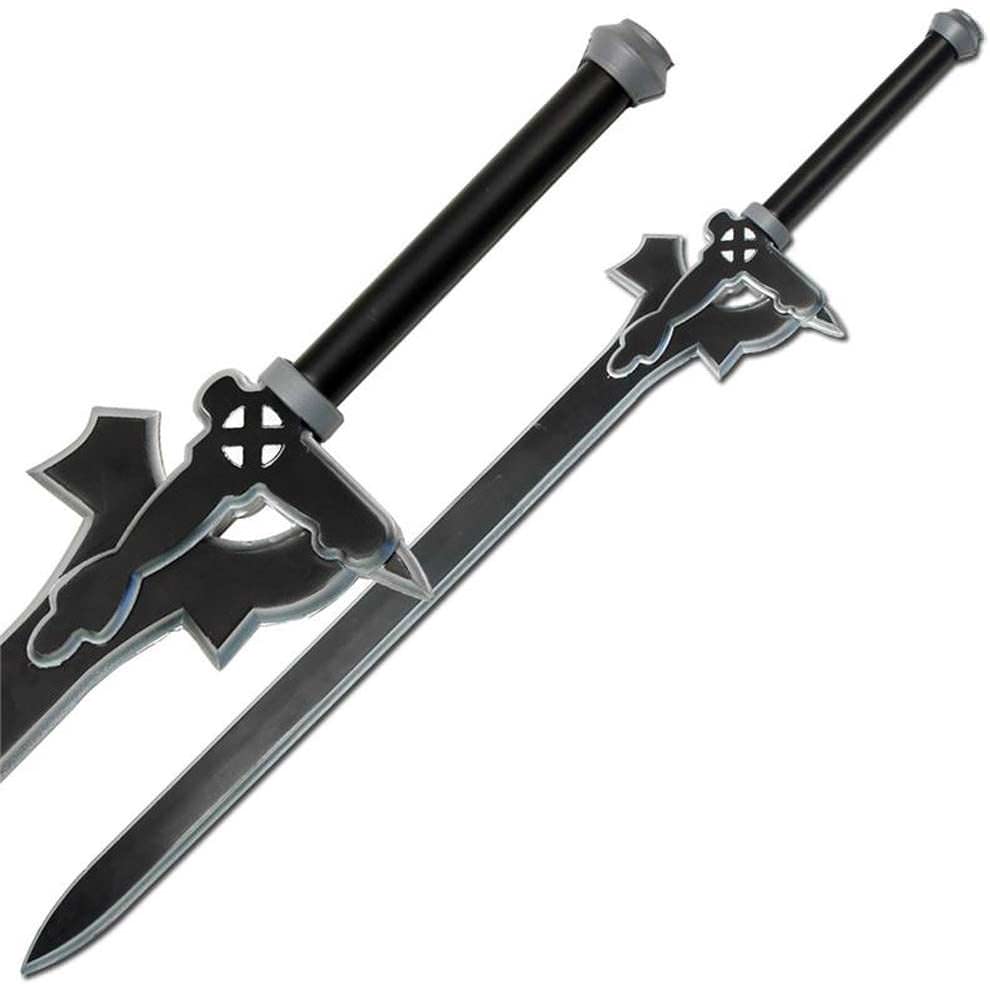 SAO Kiritos Elucidator Anime Foam Sword Art Online Costume Collectible Collectible Weapons - Tophatter Daily Deals