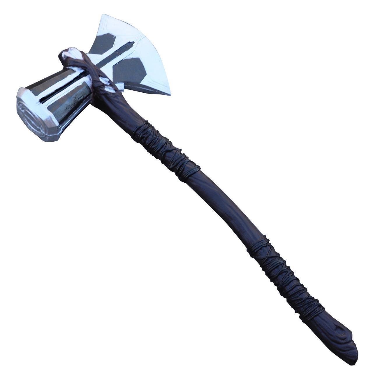 Lightning Avenger Replica Foam LARP Costume Cosplay War Axe Hammer swords - Tophatter Daily Deals