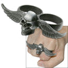 Chopper Two Finger Skull Ring - TOPHATTER'S ARMORY DEALS Collectible Weapons - Tophatter Daily Deals