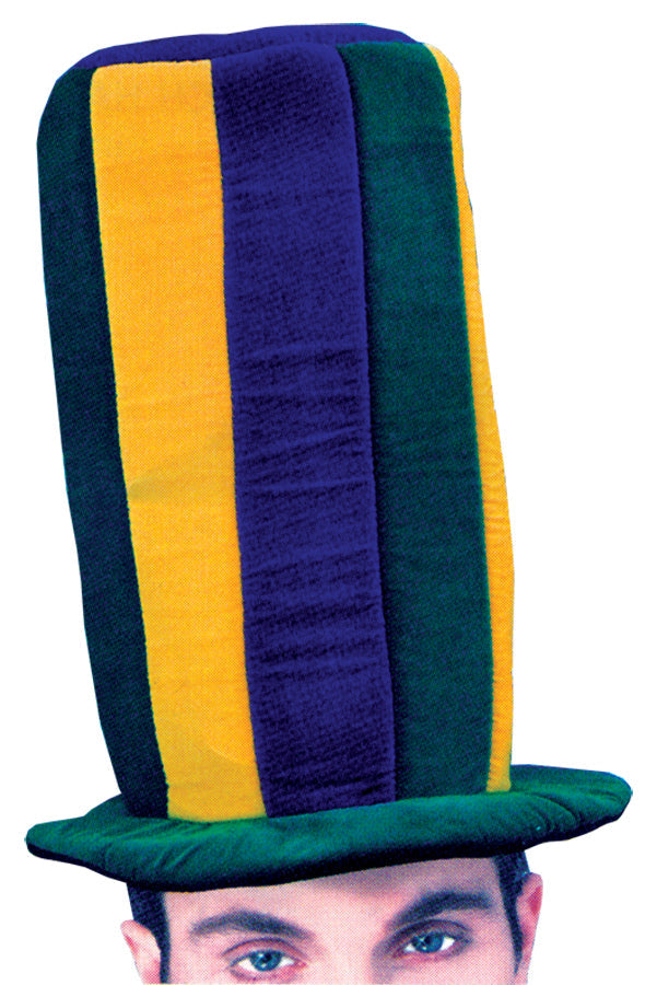 Mardi Gras Tall Hat Adult Halloween Hats & Headpieces - Tophatter Daily Deals