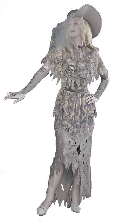 Women's Ghostly Gal Costume Womens Halloween Costumes - Tophatter Daily Deals