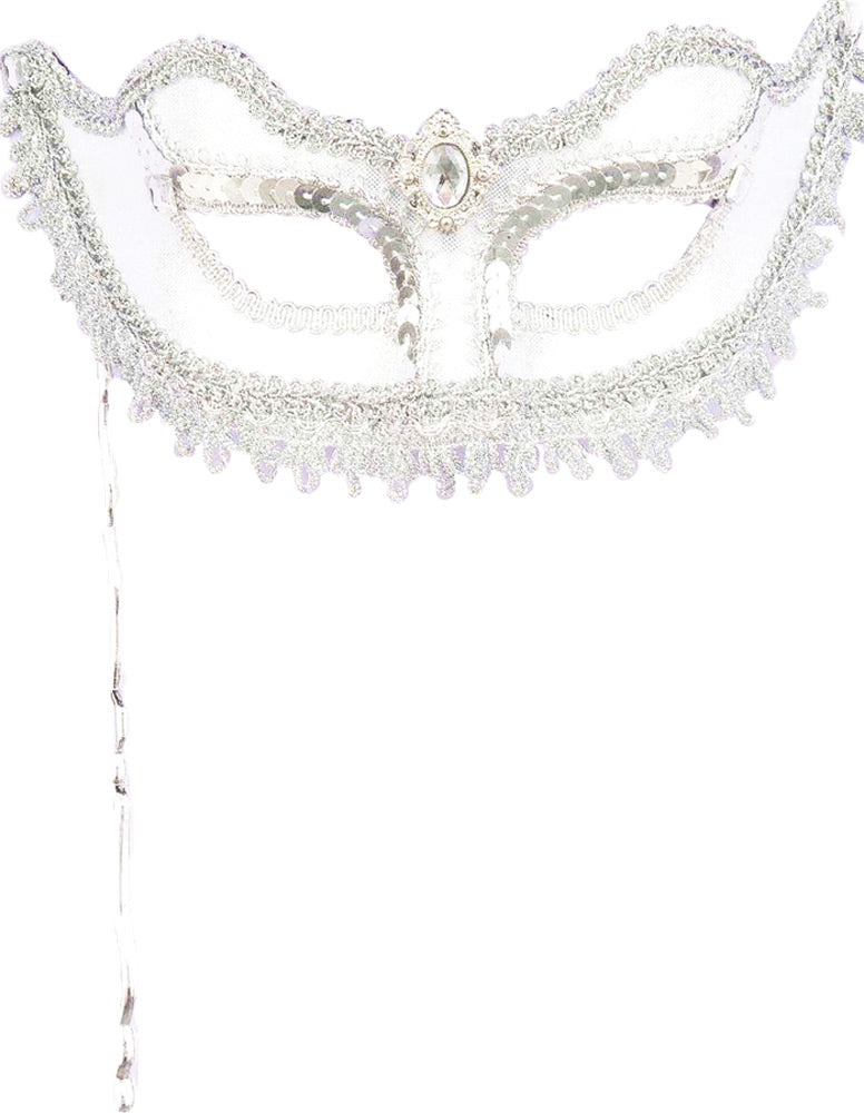 Women's Gold Venetian Stick Mask Halloween Masks - Tophatter Daily Deals