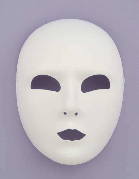 White Full Face Mask Halloween Masks - Tophatter Daily Deals