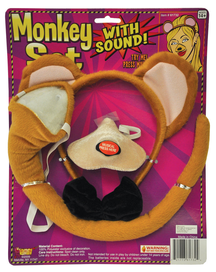 Monkey Set with Sound Costume Accessories - Tophatter Daily Deals