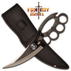 Ninja Knuckle Fighter Cobra Knife - Grey Cord Wrapped Handle - TOPHATTER'S ARMORY DEALS Collectible Weapons - Tophatter Daily Deals
