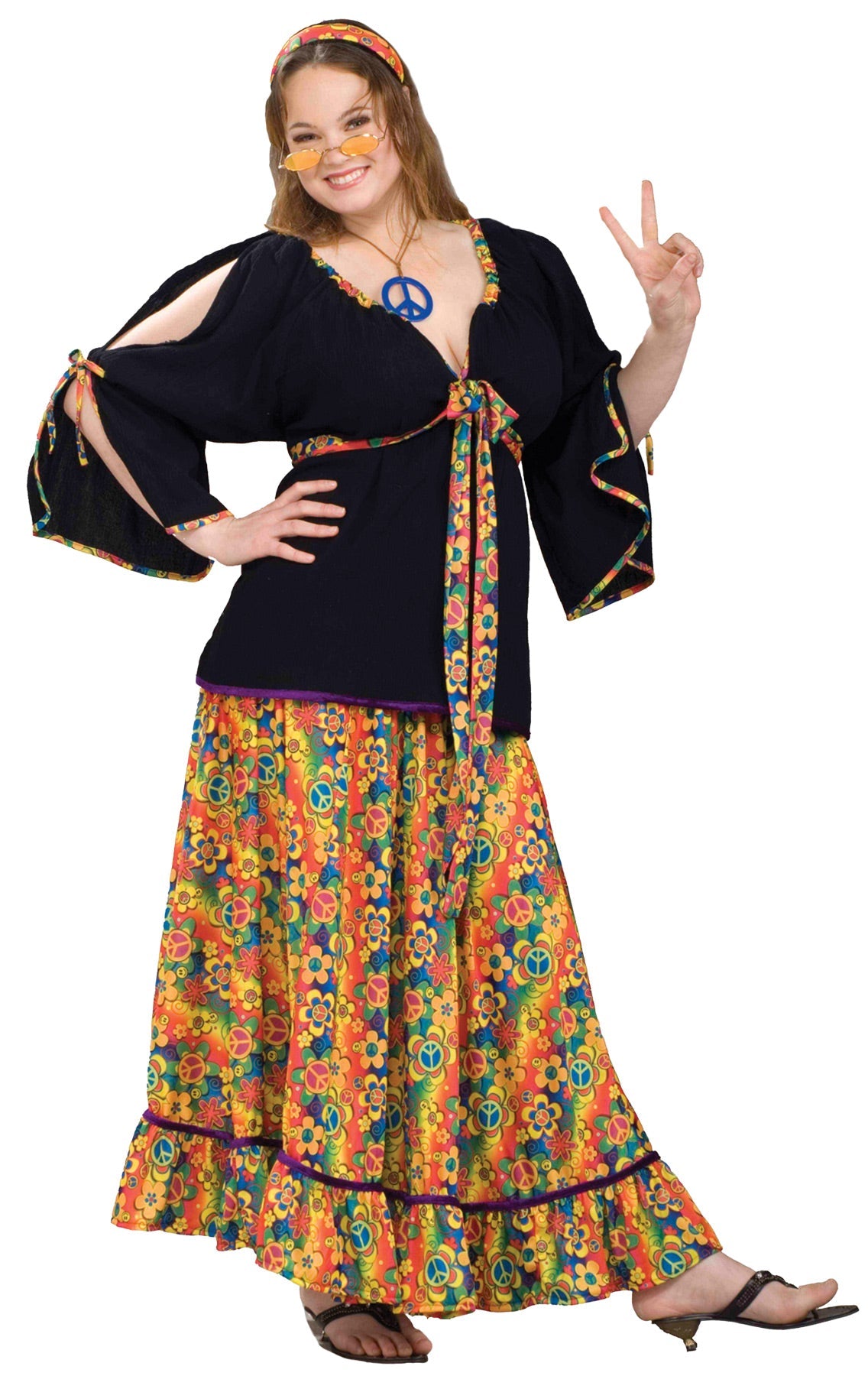 Women's Plus Size Groovy Mama Costume Plus Size Halloween Costumes - Tophatter Daily Deals
