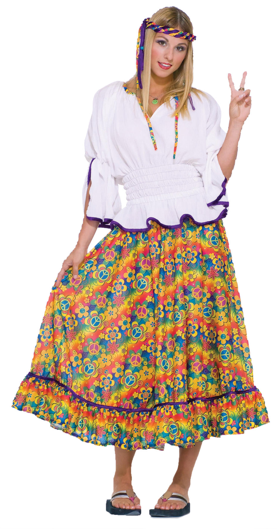 Women's Woodstock Girl Costume Womens Halloween Costumes - Tophatter Daily Deals