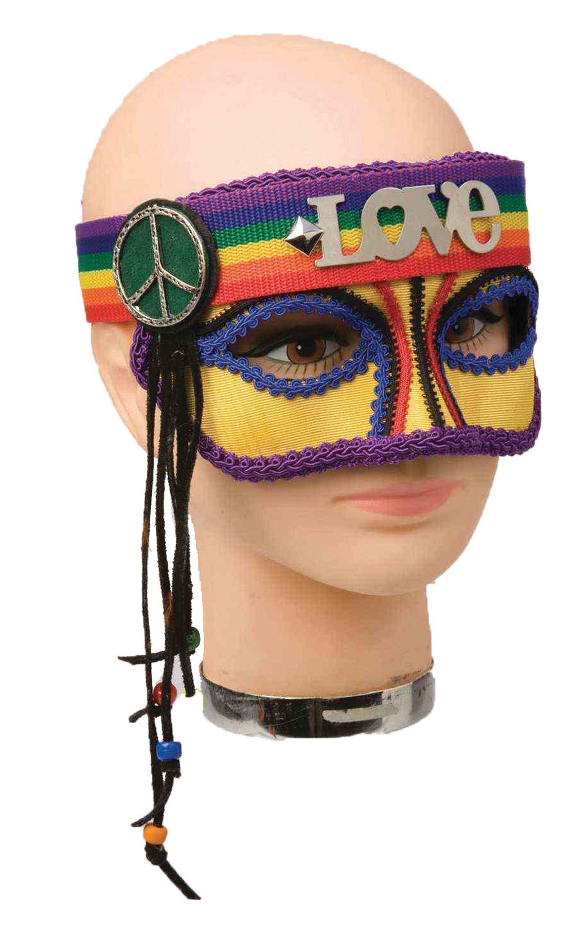 Women's Hippie Rainbow Mask Halloween Masks - Tophatter Daily Deals