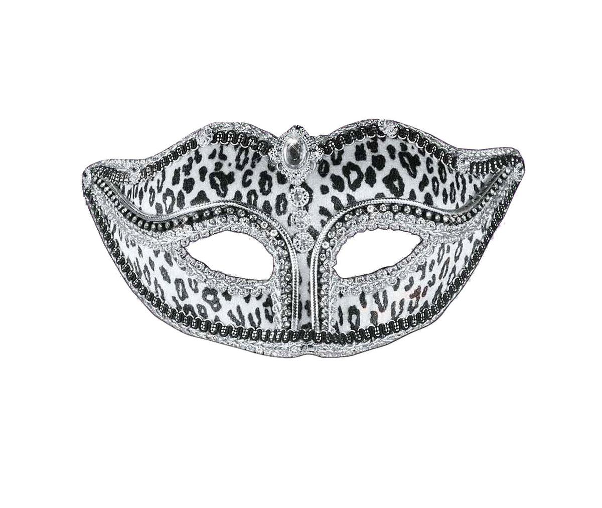 Women's Snow Leopard Venetian Mask Halloween Masks - Tophatter Daily Deals