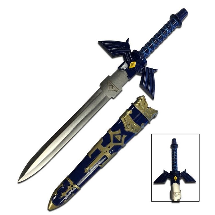 Legend of Zelda Link Sword Dagger With Scabbard - Tophatter's Army Products & Self Defense Collectible Weapons - Tophatter Daily Deals
