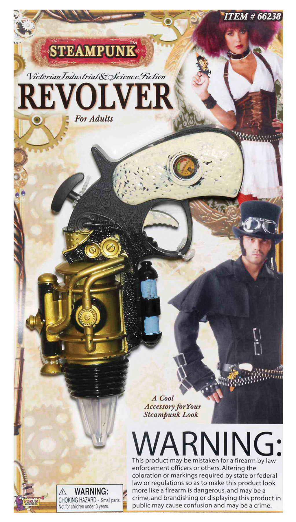 Steampunk Revolver Costume Accessories - Tophatter Daily Deals