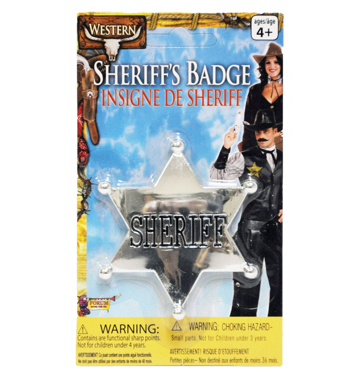 Sheriff Badge Silver Costume Accessories - Tophatter Daily Deals
