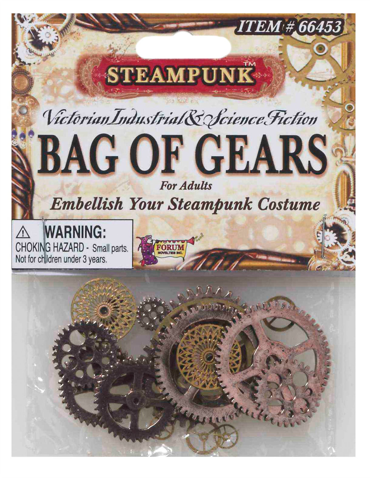 Steampunk Bag of Gears Costume Accessories - Tophatter Daily Deals
