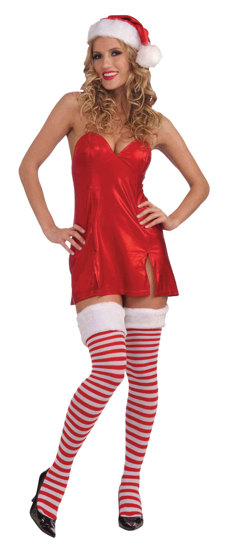 Thigh-Highs Christmas with Fur Trim Christmas Decorations & Props - Tophatter Daily Deals