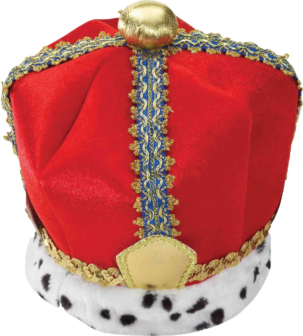King Crown Velvet Adult Halloween Hats & Headpieces - Tophatter Daily Deals