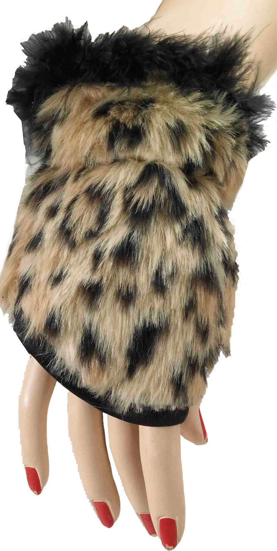Leopard Glovettes Costume Accessories - Tophatter Daily Deals