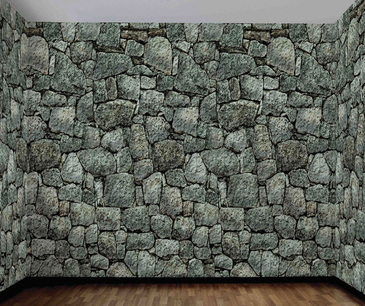 20' x 4' Stone Wall Roll Halloween Props & Displays - Tophatter Daily Deals