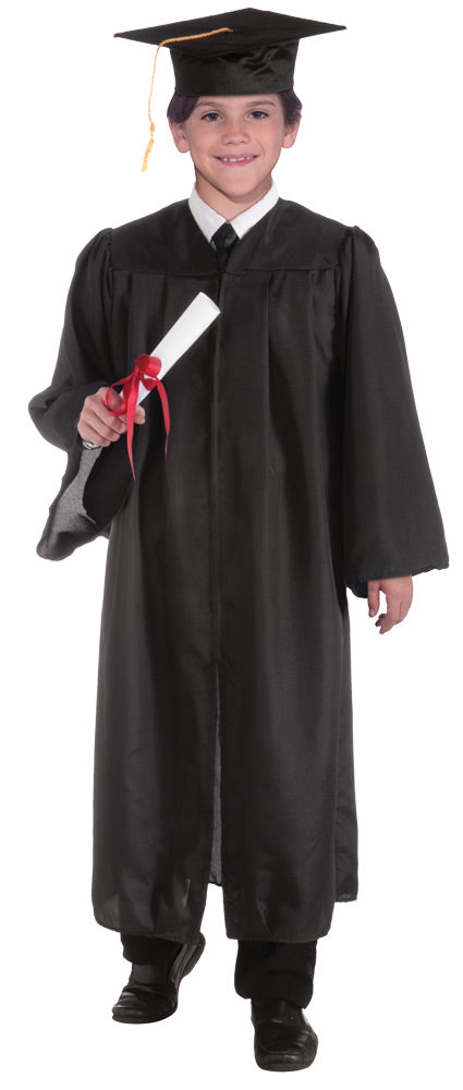 Graduation Robe Black Child Costume Accessories - Tophatter Daily Deals