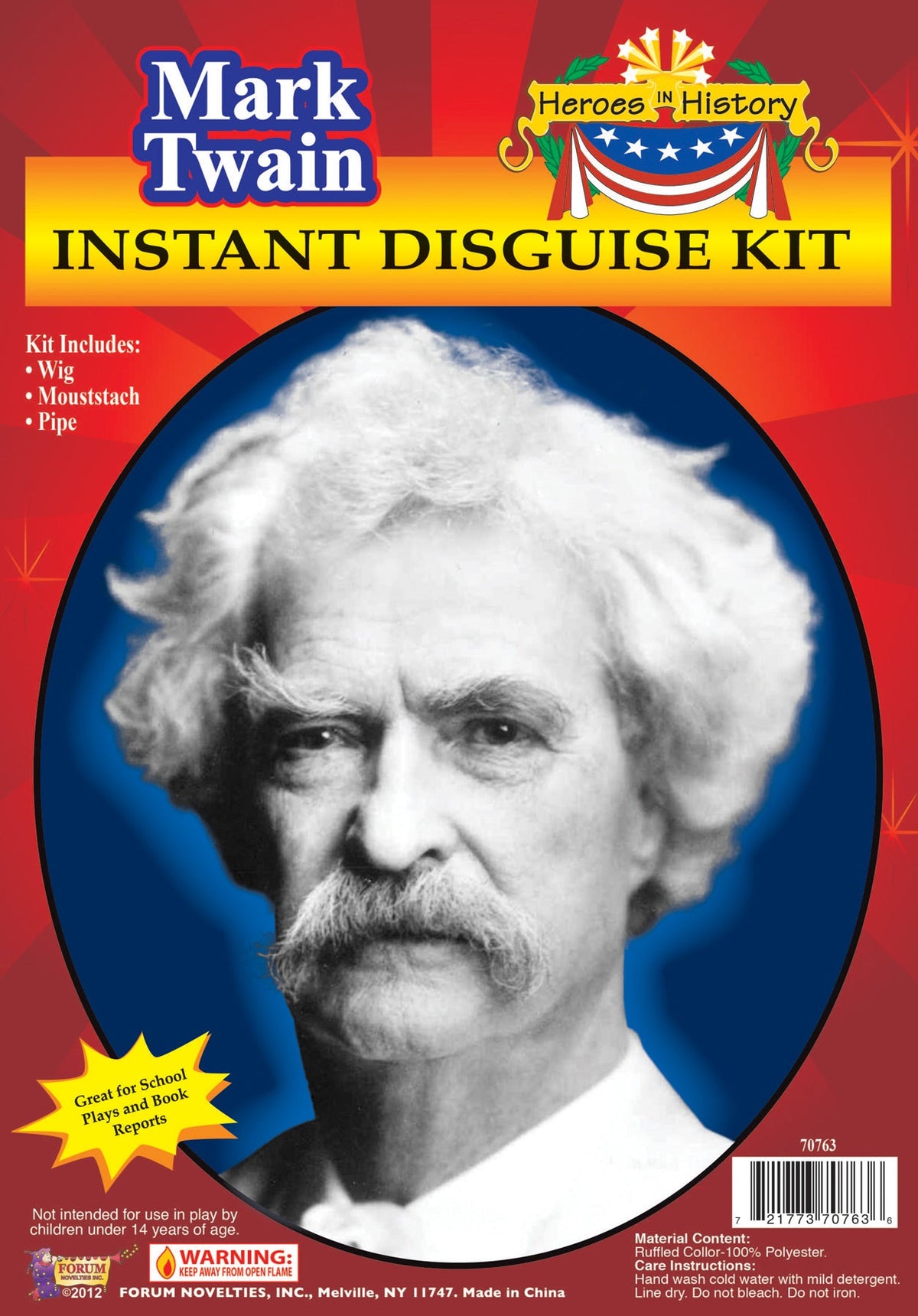 Mark Twain - Heroes in History Costume Accessories - Tophatter Daily Deals