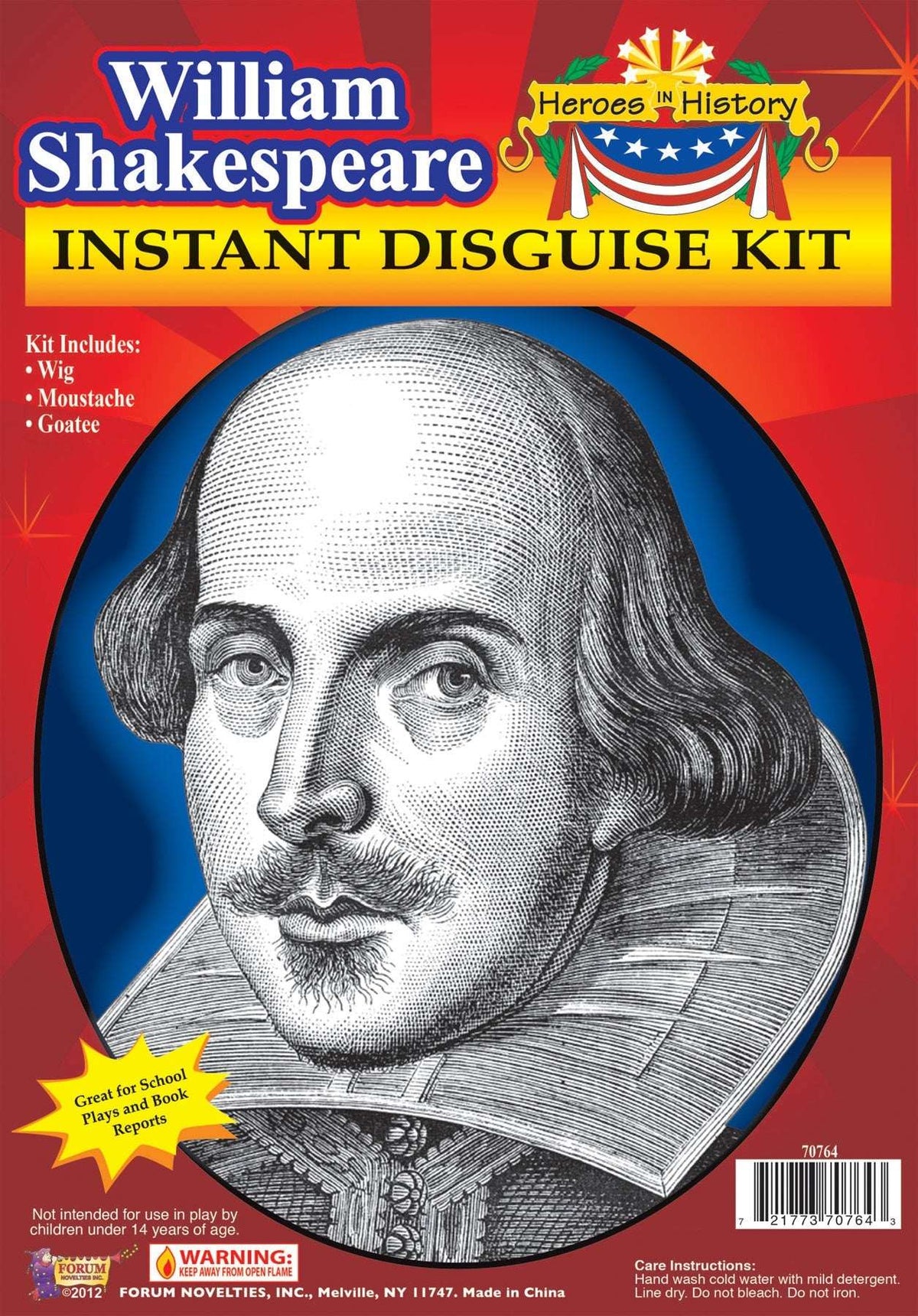 William Shakespeare - Heroes in History Costume Accessories - Tophatter Daily Deals