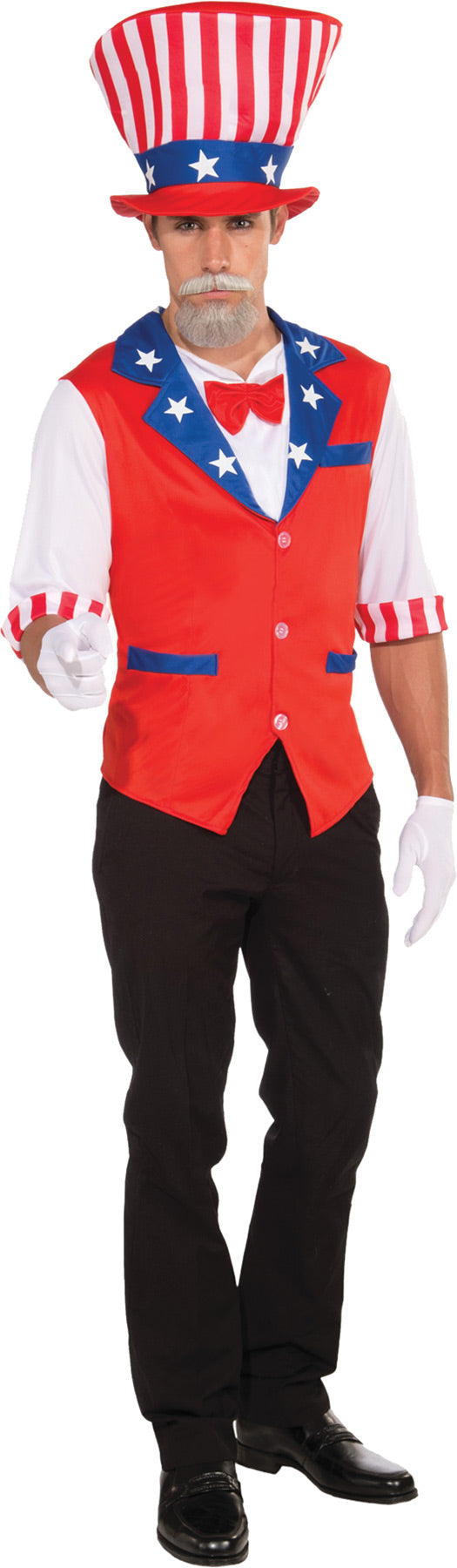 Men's Patriotic Hat & Shirt Costume Halloween Hats & Headpieces - Tophatter Daily Deals